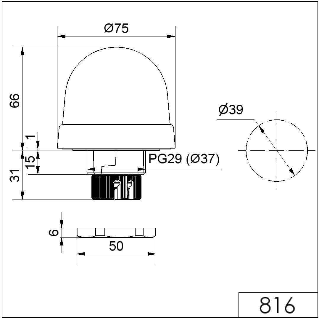 LED-Blinkleuchte EM 81611055
