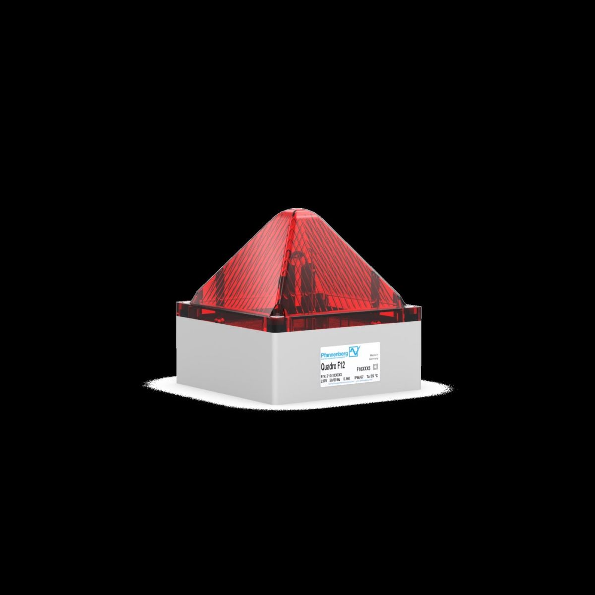 Blitzleuchte Quadro F12 230 AC RD