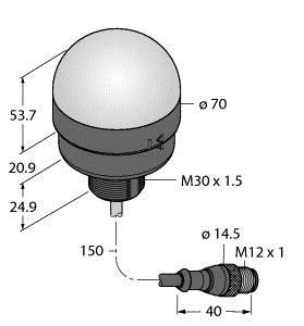 LED-Anzeige K70LGYRPQP