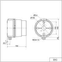 LED Dauerleuchte rt 89012068