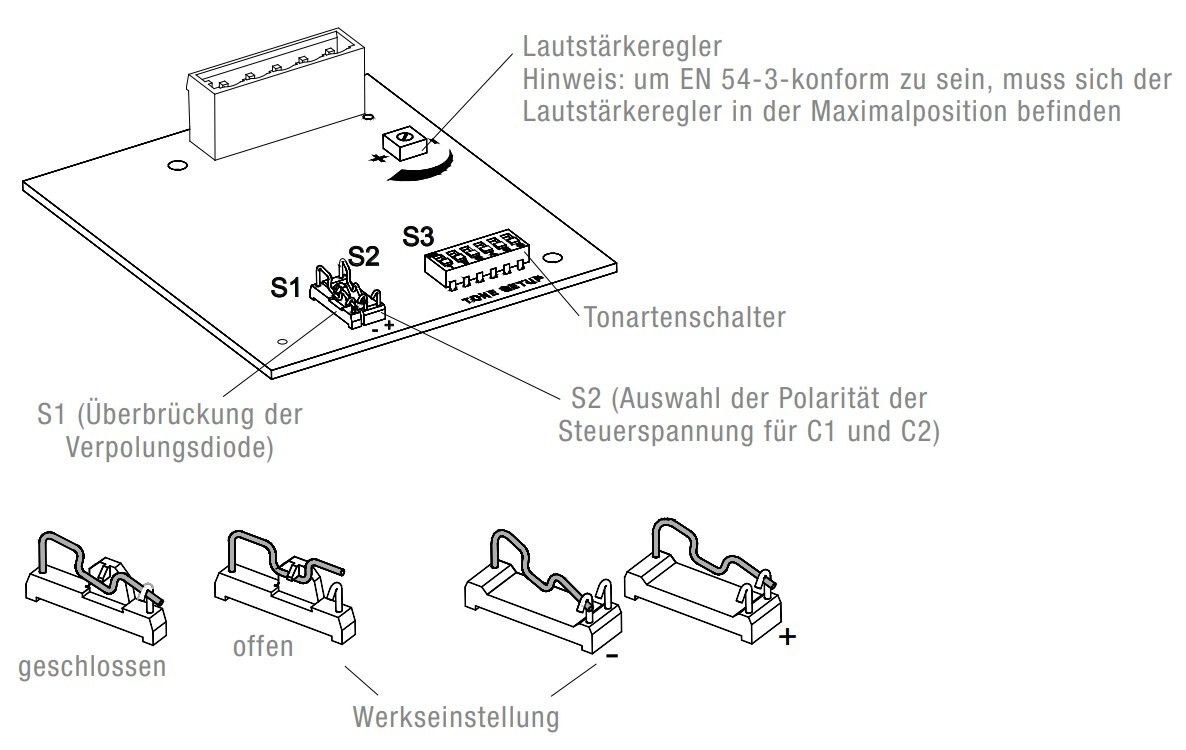 Schall/Blitzkombination PA X 5-05 24 DC RD