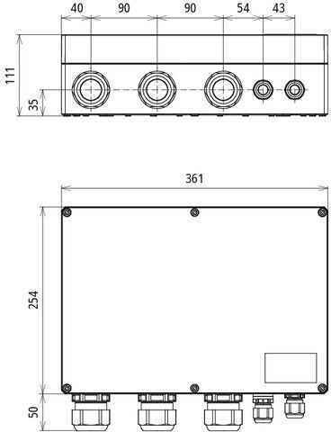 GAK Typ 1+2 im Gehäuse IP6 DCU 2 YPV 1+2#900978