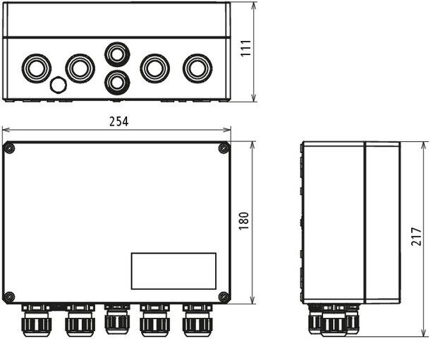 Generatoranschlusskasten DCU 2 YPV 1100 2M 2S