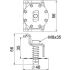 Endklemme mit Feder KLE F 35 A2