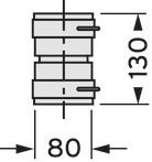 Set3 flex, Abgas-System 303512
