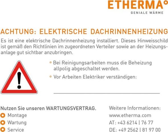 Warnaufkleber AKD