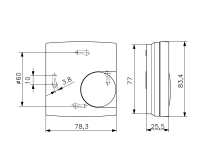 Raumhygrostat RFHSB-060.011