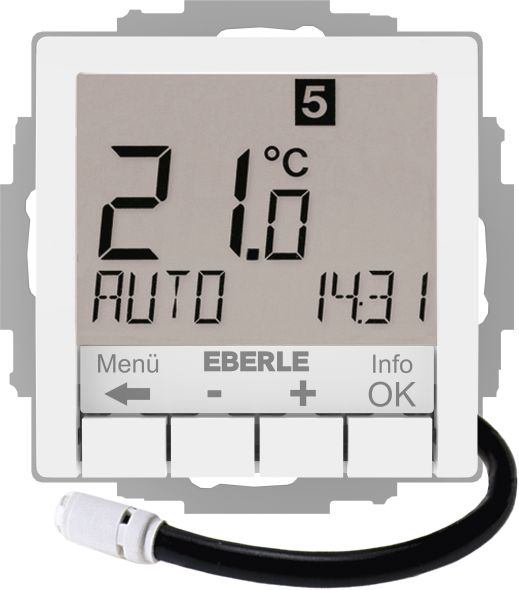 UP-Uhrenthermostat UTE4800F-RAL9010-G55