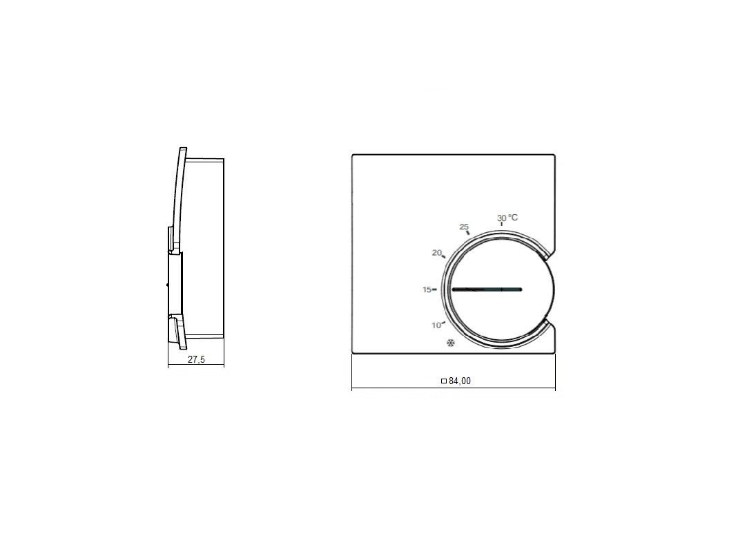 Raumtemperaturregler RTR 9726