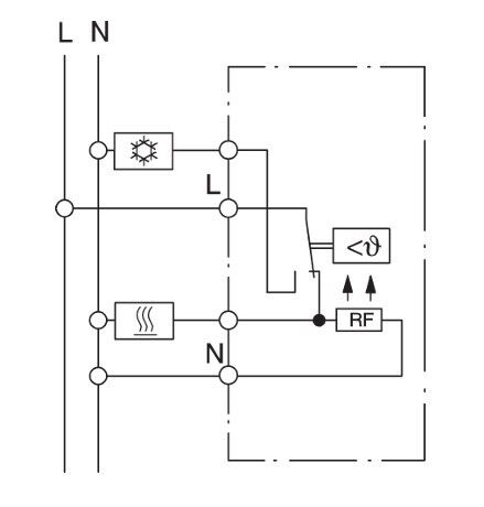 Raumtemperaturregler RTR-E 8031-50 #19187