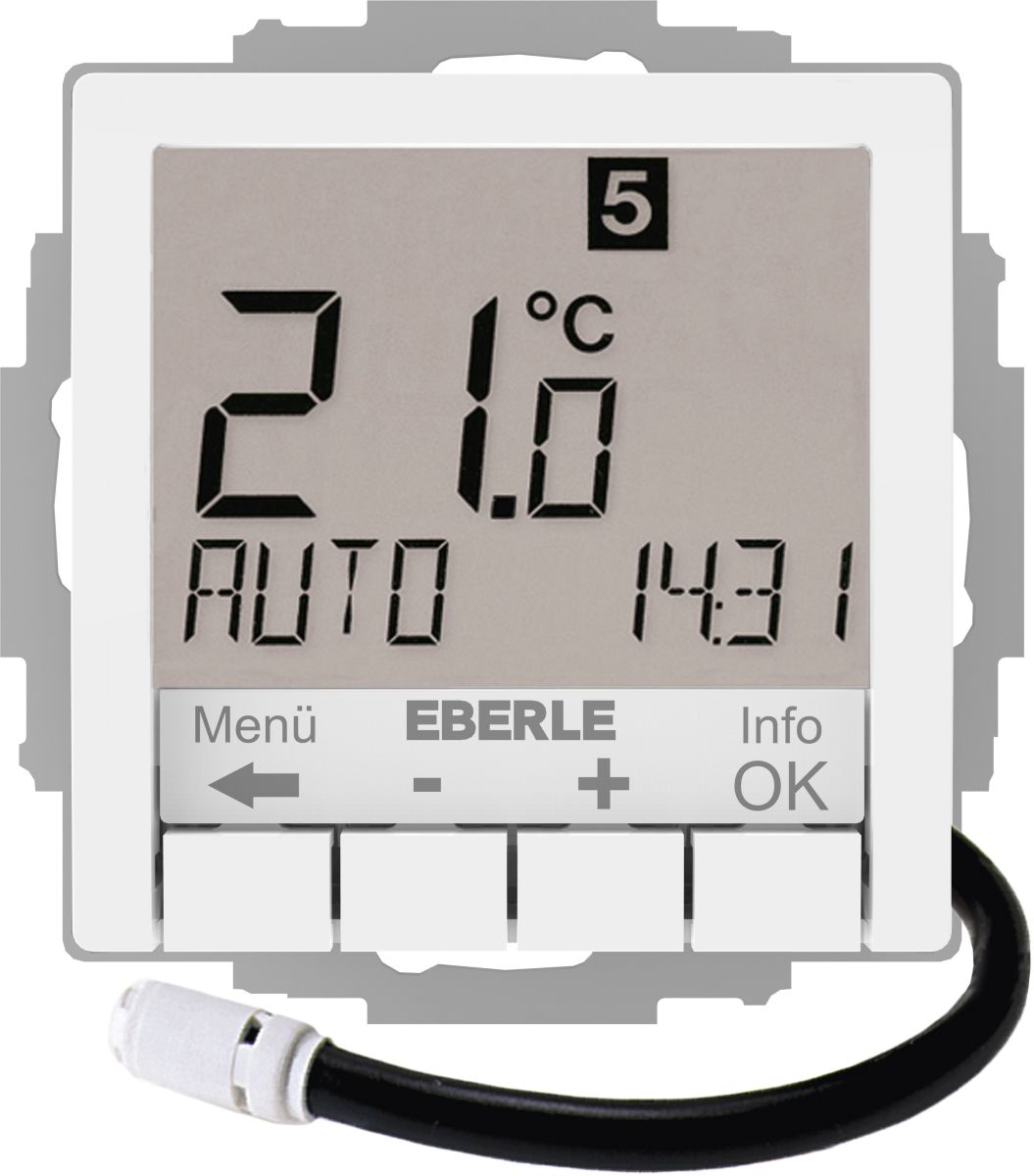 UP-Uhrenthermostat UTE4800F-RAL9010-G55