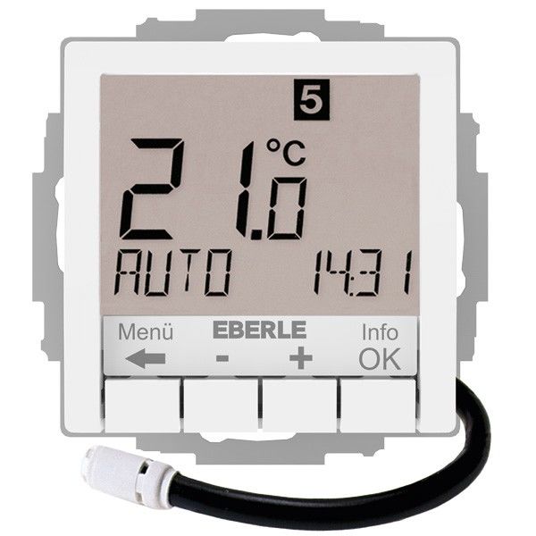 UP-Uhrenthermostat UTE4800F-RAL9010-G55