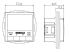 UP-Uhrenthermostat UTE4800F-RAL9010-G55