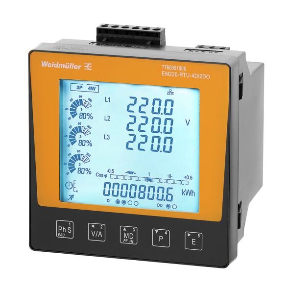 Messgerät Modbus RTU EM220-RTU-4DI2DO