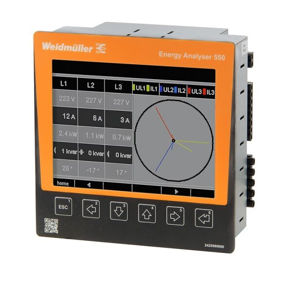 Messgerät Modbus RTU/TCP/ ENERGY ANALYSER 550