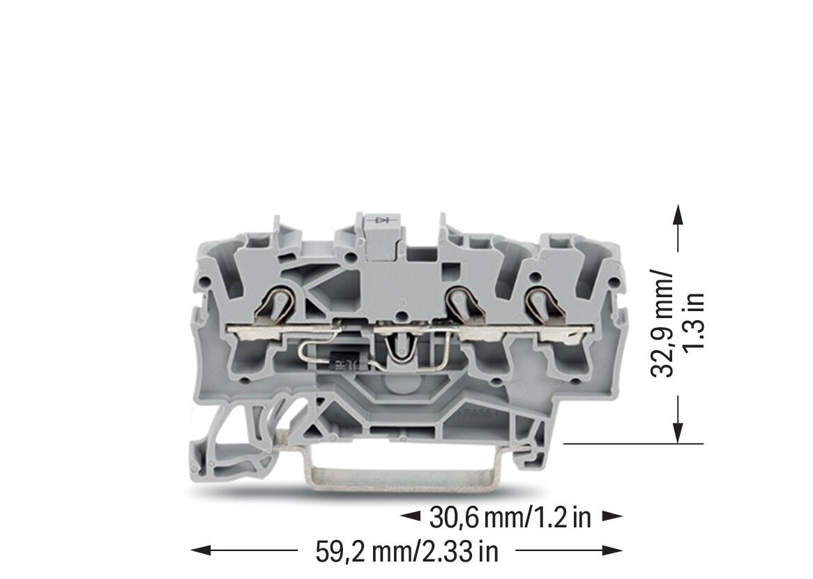 Bauelementklemme 2202-1311/1000-410