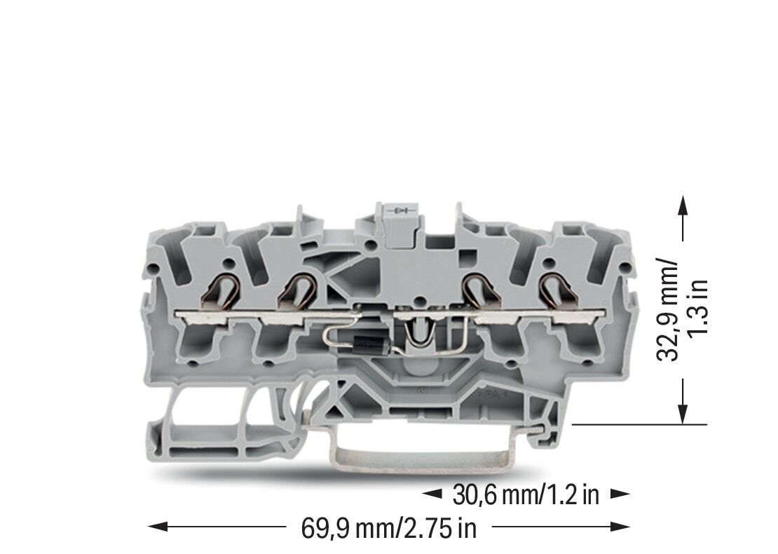 Bauelementklemme 2202-1411/1000-410