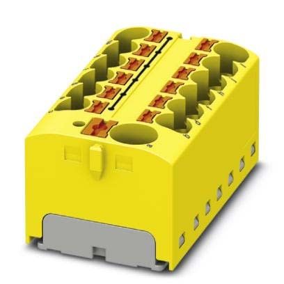Verteilerblock PTFIX 10/12X4 YE