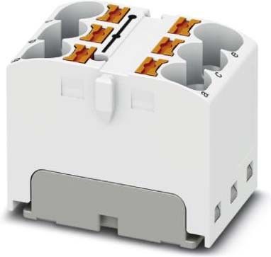 Verteilerblock PTFIX 6X4 WH