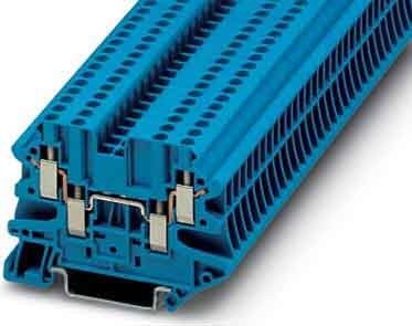 Durchgangsreihenklemme UT 2,5-QUATTRO BU