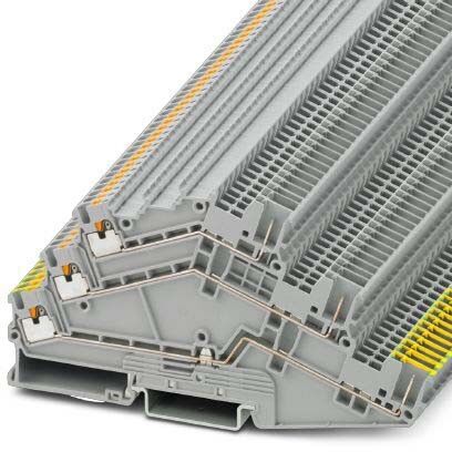 Schutzleiter-Reihenklemme PTS 1,5/S-PE/L/L/3P