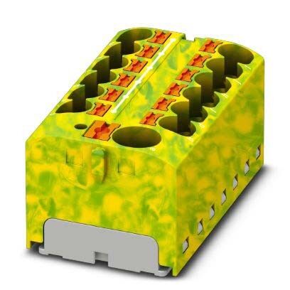 Verteilerblock PTFIX 10/12X4 GNYE