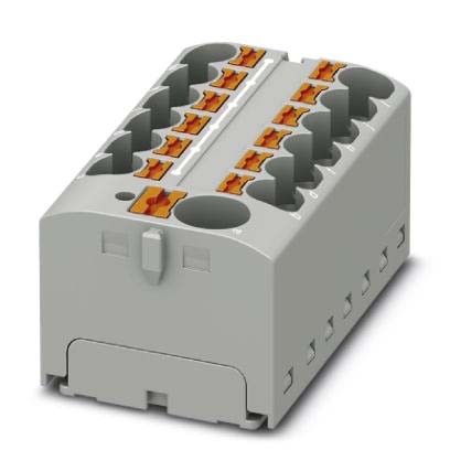 Verteilerblock PTFIX 10/12X4 GY