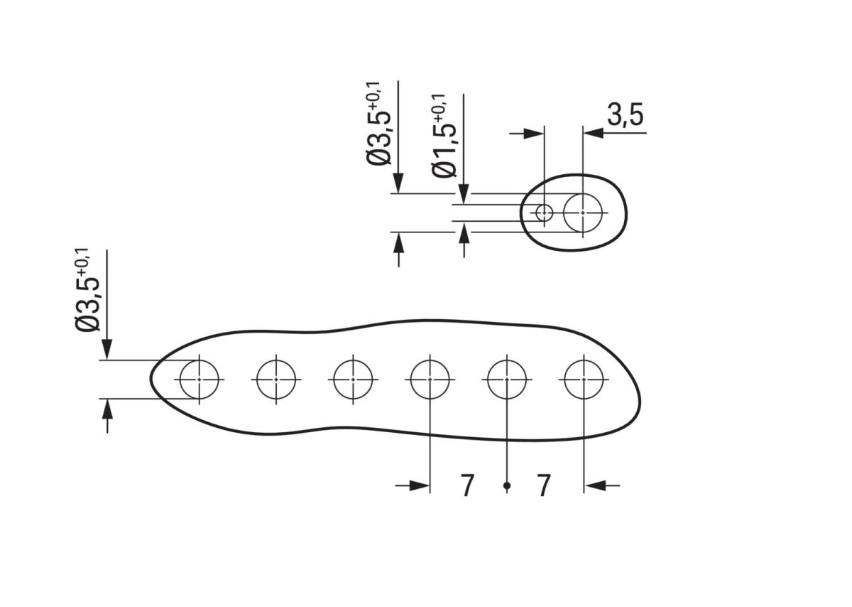 1-Leiter-Stiftleiste 2091-1523/020-3000