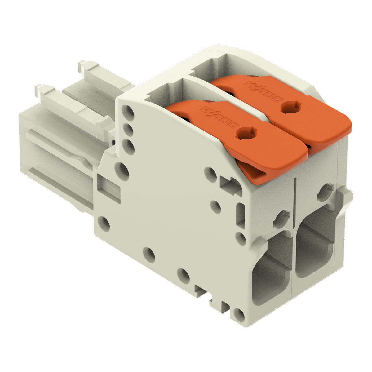 1-LeiterFederleiste Hebel 831-1102/133-000