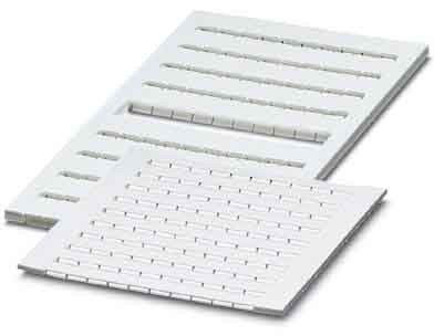 Klemmenmarkierung ZBM 5/WH:UNBEDRUCKT