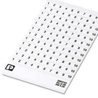 Klemmenmarkierung SK 3,8 WH:REEL