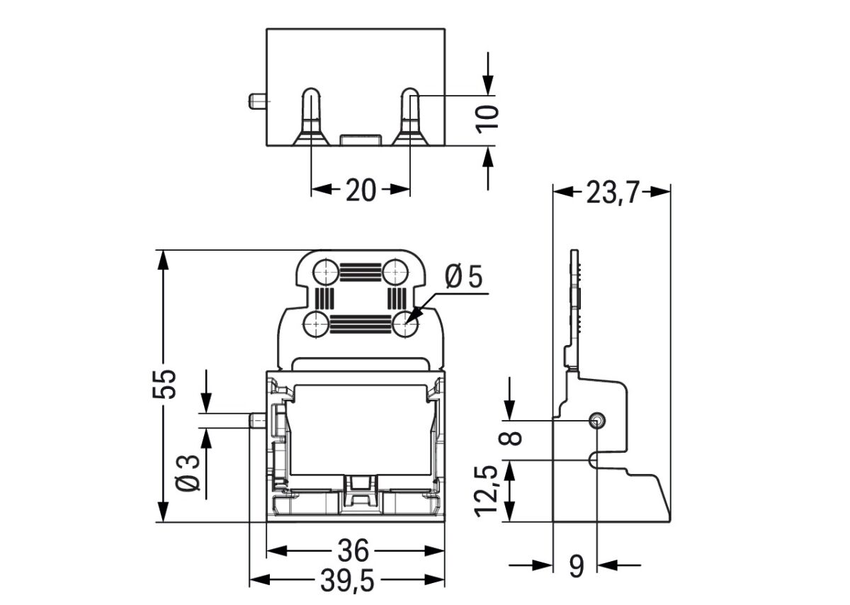 Befestigungsadapter 221-519/000-006