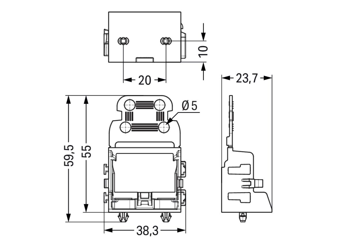 Befestigungsadapter 221-529/000-006