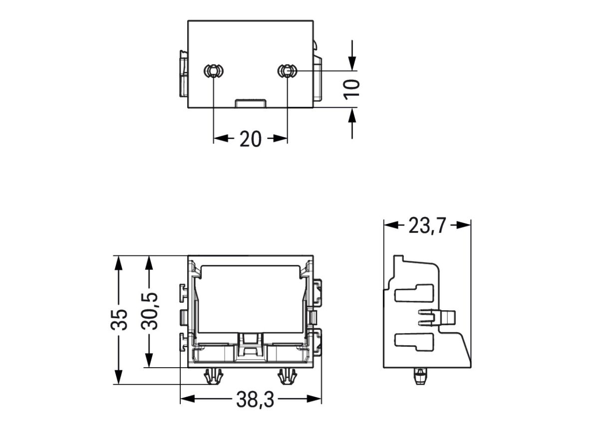 Befestigungsadapter 221-529/002-053