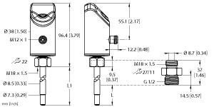 Strömungssensor FS100300L302LIH1141