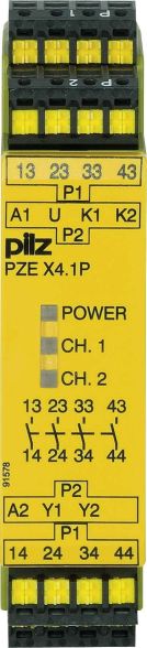 Kontakterweiterungsblock PZE X4.1P C #787587