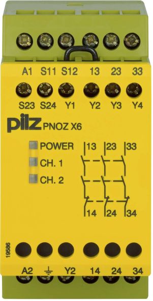 Not-Aus-Schaltgerät PNOZ X6 #774721