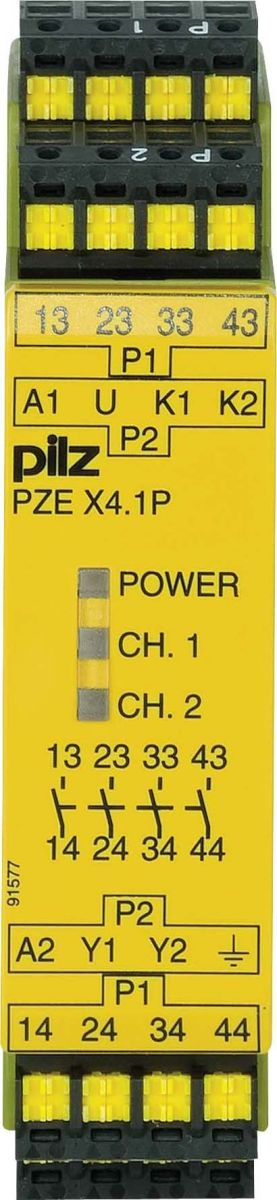Kontakterweiterungsblock PZE X4.1P C #787588