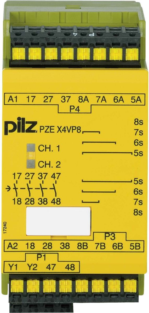 Kontakterweiterungsblock PZE X4VP8 C #787584