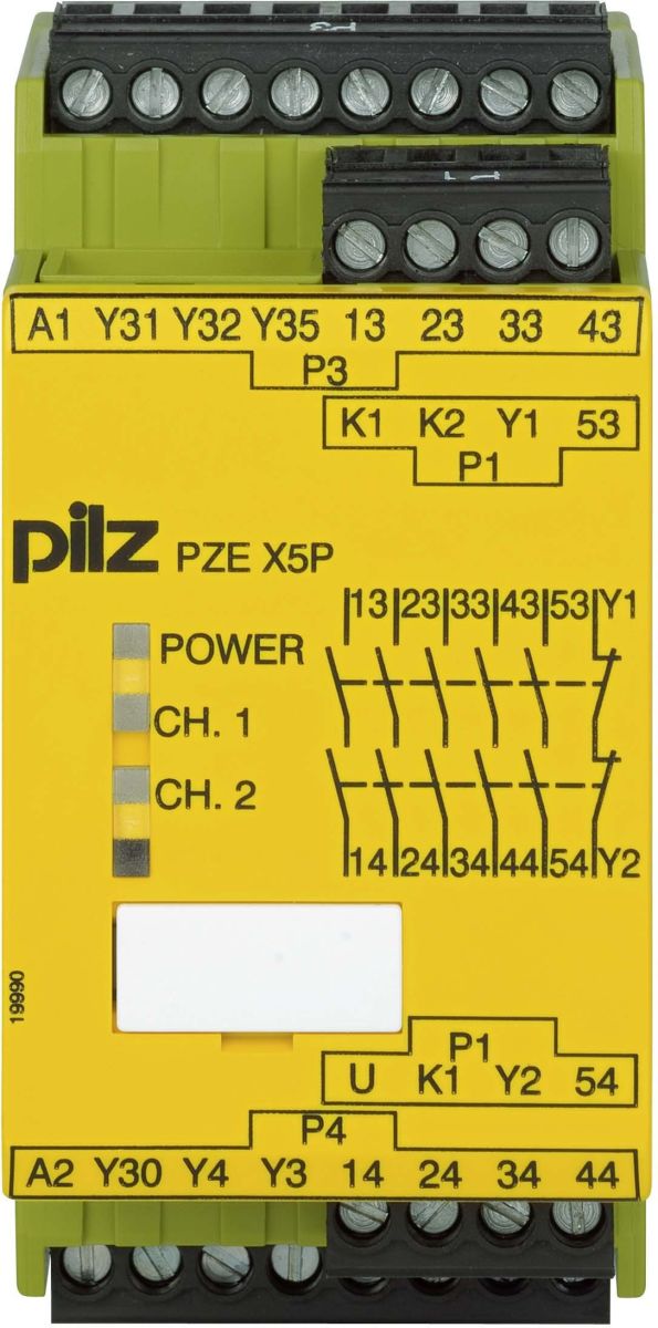 Kontakterweiterungsblock PZE X5P #777150