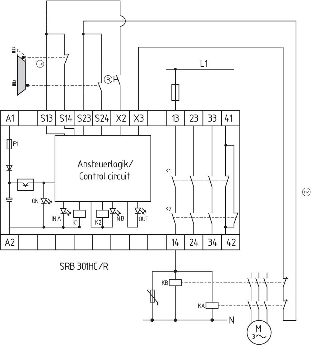 Überwachungsschaltgerät SRB301HC/R-24V