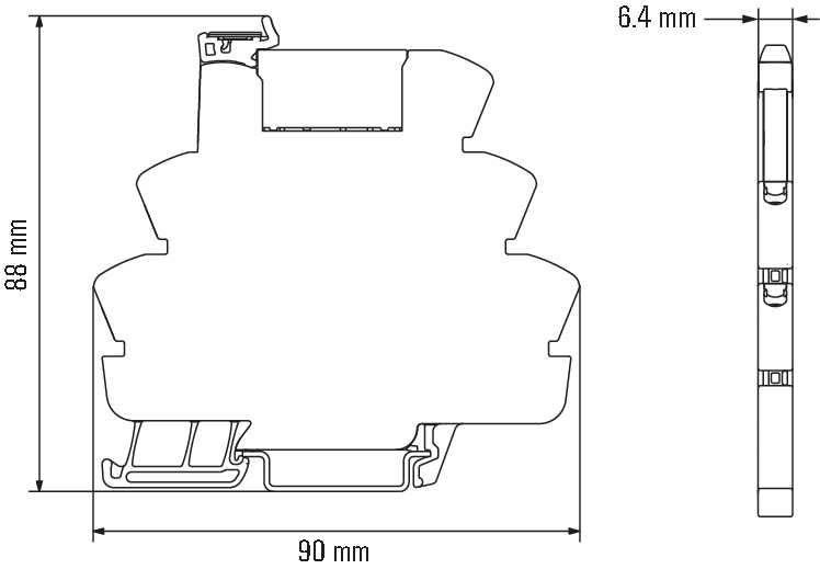 Optokoppler TOZ 230VUC 24VDC2A