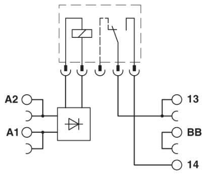 Relaissockel PLC-BPT- 24UC/ 1/ACT