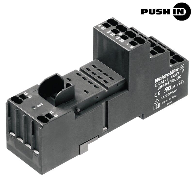 Relaissockel 2 Wechsler SCM-I 2CO P