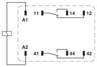 Einzelrelais REL-IR2/L- 24AC/2X21