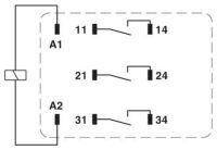 Einzelrelais REL-PR3- 24AC/3X1