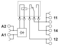 Relaismodul PLC-RPT-230UC/21HC