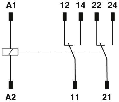 Sicherheitsrelais REL-SR- 24DC/2X21/FG