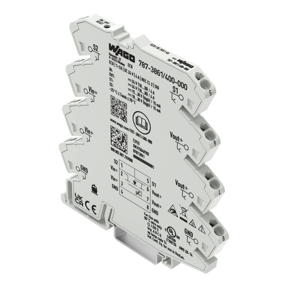 Schutzschalter elektroni. 787-3861/400-000