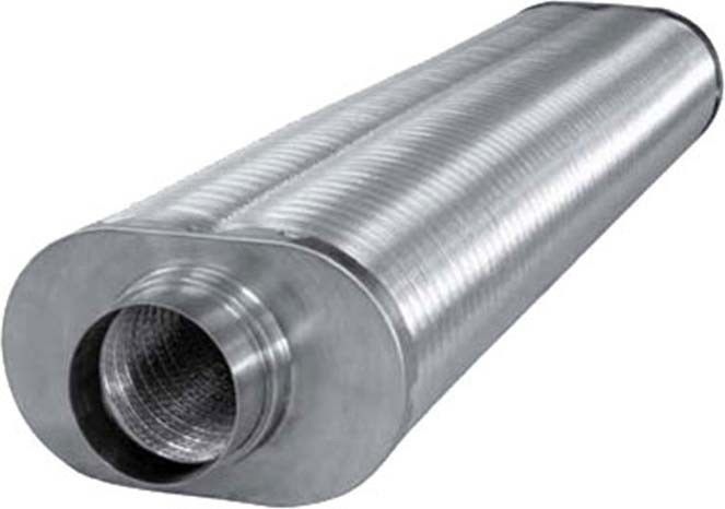 Flacher Ovalschalldämpfer RSOF 10/50